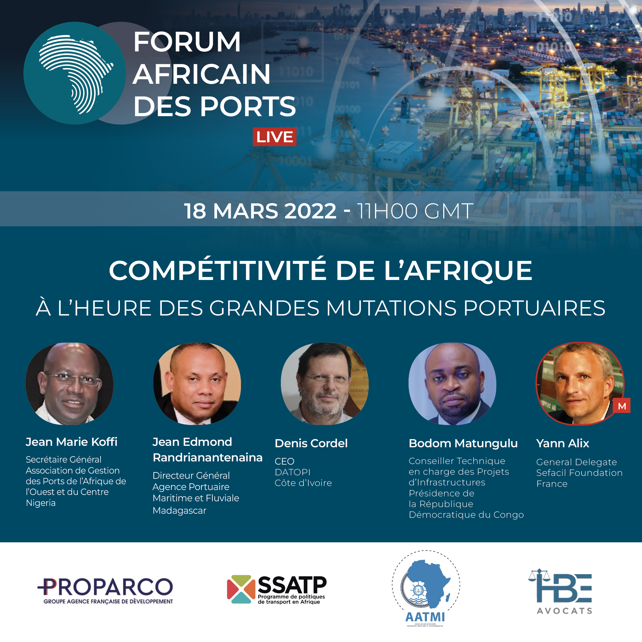 Compétitivité de l'Afrique à l'heure des grandes mutations portuaires